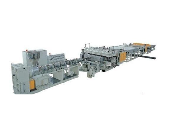 PP Hollow Grid Sheet Plastic Sheet Extrusion Line With 380V 220KW