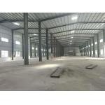 Color Sheet Roof Panel Prefabricated Steel Warehouse With Hot Dipped Galvanized Purlin for sale