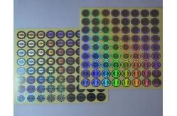 China Laser Holographic Circle Stickers For 10ml Vial Box Sealing supplier