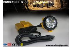 China 25000 Lux 12Ah Battery 3W LED Coal Mining Lights with 4 Levels Lighting supplier