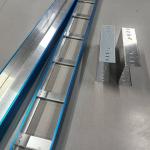 Medium Duty Load Aluminum Cable Tray with Wall Mounted / Floor Mounted Installation 1.0mm-3.0mm Thickness for sale