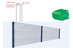 China 150mm Rectangle Hole 3D Welded Triangle Bends Railway Wire Mesh Fence in garden supplier
