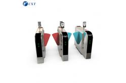 China Face Recognition Swing Flap Barrier Standard Anti Collision For Library 160A supplier