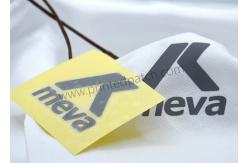 China Flat Printing Sliver Reflective Heat Transfer Clothing Labels For Peaked Cap supplier