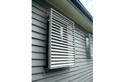 China OEM / ODM Aluminium Vertical Louvers Window Shutters Panels Frame supplier