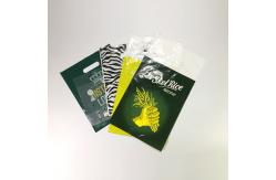 China Custom Logo LDPE HDPE Biodegradable Grocery Bags With Hole Handle supplier