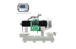 China Double Heads 11kw 500mm Blade CNC Cylindrical Cutting Machine For Marble Granite supplier