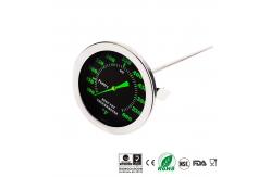 China 100℉ - 500℉ Candy Deep Fry Thermometer Professionally Calibrated With Gleamy Dial Face supplier