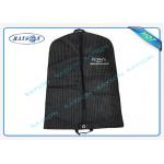Eco Friendly Fold Down Non Woven Fabric Bags Zipper Garment Bags Recyclable for sale