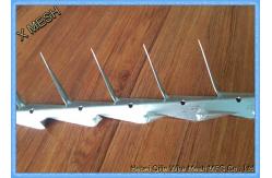 China Hot Dipped Galvanized And PVC Coated Black Medium Wall Spikes 0.8mm Thickness supplier