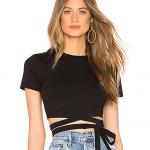 2019 Women Newest Design Black Knit Top Blouse for sale