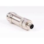 M8 IP67 Circular Connector Male Shield Plug 3 4 5 6 8 Pin Assembly Type Connector for sale