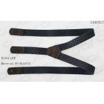 Elastic / PU Mens Fashion Suspenders Silk Printing On Elastic Tape Without Metals for sale