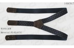 China Elastic / PU Mens Fashion Suspenders Silk Printing On Elastic Tape Without Metals supplier