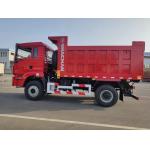 SHACMAN H3000 Light Dump Truck 4X2 340hp Euroll Red Tipper Truck for sale