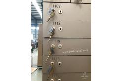 China Number Printed ISO Certificate 10mm Safe Deposit Locker Aluminium Alloy supplier