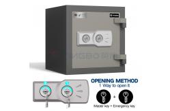 China Grade 1 Burglary Fireproof Safe Box 2 Hour Fireproof Solid Steel Construction supplier