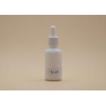 White Ceramic Essential Oil Dropper Bottles 15ml Capacity Smooth Surface