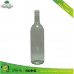 750ml Transparent Glass Bottle for Wine for sale