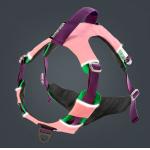 Adjustable Reflective  Oxford Large Dog Harness Leash Set With Easy Control