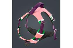 China Adjustable Reflective  Oxford Large Dog Harness Leash Set With Easy Control supplier