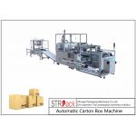 Vertical Drop Down Carton Packing Machine High Efficiency For Medicine / Food Industry for sale
