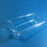 Custom Quartz Carrier Glass Boat For Silicon Wafer In High Temperature Furnace