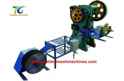 China In Roll 15mm Width Concertina Wire Making Machine BTO18 Razor Wire Machine supplier