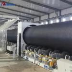 508-1620mm Polyurethane PU Spray Foam Pre-Insulated Pipe Production Line with Shot Blasting Equipment for sale