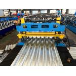 PLC Touch Screen Control Deck Floor Panel Roller Making Machine 28 Forming Stations for sale