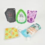 Flexible Plastic Spout Pouch Liquid Doypack For Tomato Sauce / Cosmetic for sale