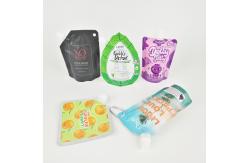 China Flexible Plastic Spout Pouch Liquid Doypack For Tomato Sauce / Cosmetic supplier
