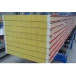 1M Wide Composite Fireproof Glass Wool Prefab Sandwich Panel For Insulation Environmentally Friendly Building for sale