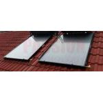 Blue Coating Flat Plate Solar Collector , Blue Absorber Flat Panel Solar Collector for sale