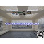 0.45mm PVC  Promotional Inflatable Camping Tent  Clear Window With Structure