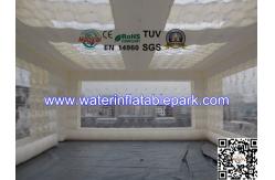 China 0.45mm PVC  Promotional Inflatable Camping Tent  Clear Window With Structure supplier