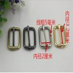 Cheaper manufacturing good quality 32 mm gold iron bag adjustable belt buckles tri glide buckles for sale