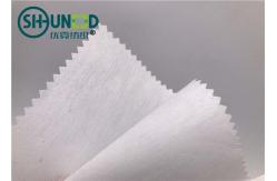China Soft Fusible Interlining Fabric / Non Woven Interlining Polyester Viscose Cut Away supplier