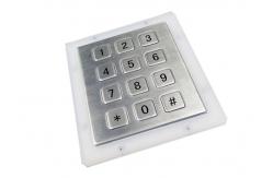 China 3*4 Flat Keys  Computer Numeric Keypad Panel Mounted Optional Keys Layout Characters supplier