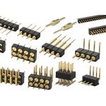 1.27mm 2.0mm 2.54mm Round Pin Header PCB Connector Machined Pin Header SMT Type for sale