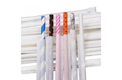 China Compostable Natural Individually Wrapped Paper Straws With Non Toxic Ink supplier
