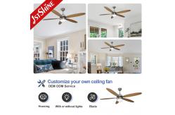 China 230V AC Motor Indoor 5 MDF Blades LED Ceiling Fan supplier