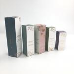 Custom Glossy UV Matt Film With 400g Thickness White Cardboard For Cosmetic Sample Argan Oil Paper Box Packaging for sale