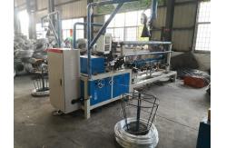 China Double Wire Automatic Diamond Mesh Machine For Chain Link Fence supplier