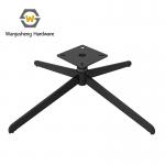 Thickened Cross Leg Sprayed Iron Base Bracket for Four-Legged Office & Sofa Chair Computer Chair Base Plate Fittings for sale