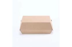 China Rigid Paper Custom Printed Burger Boxes Packaging For Fried Chicken Take Out supplier