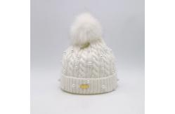 China Unisex Custom Winter Beanie Hat Casual Trendy Thick Knitted supplier