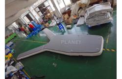 China Y Shape Inflatable Pontoon Boat Dock Floating Water 6mL Grey supplier