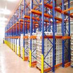 OEM Cold Storage Drive In Rack Cold Rolled Steel Pallet Rack Shelving for sale