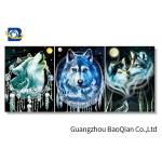 Depth Effect 3d Picture Of Animal Wolf , Changing Flipped 3d Picture for sale
